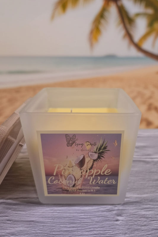 *New Summer Collection - Pineapple Coconut Water 8oz Candle