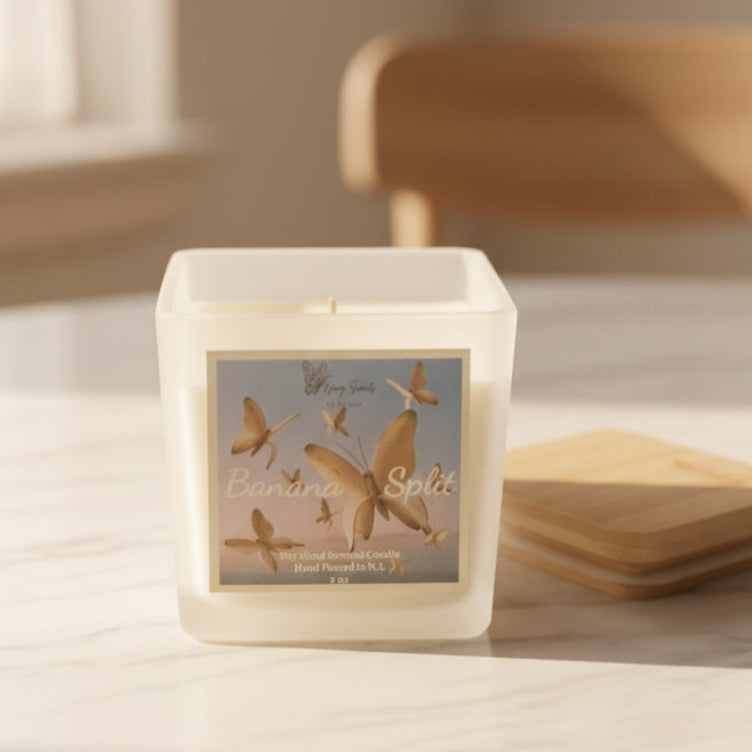 *New Summer Collection- Banana Split 8oz Candle